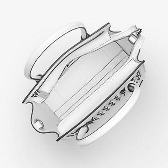 Michael Kors Mercer Studio Woven Leather Crossbody - Picture 3 of 6